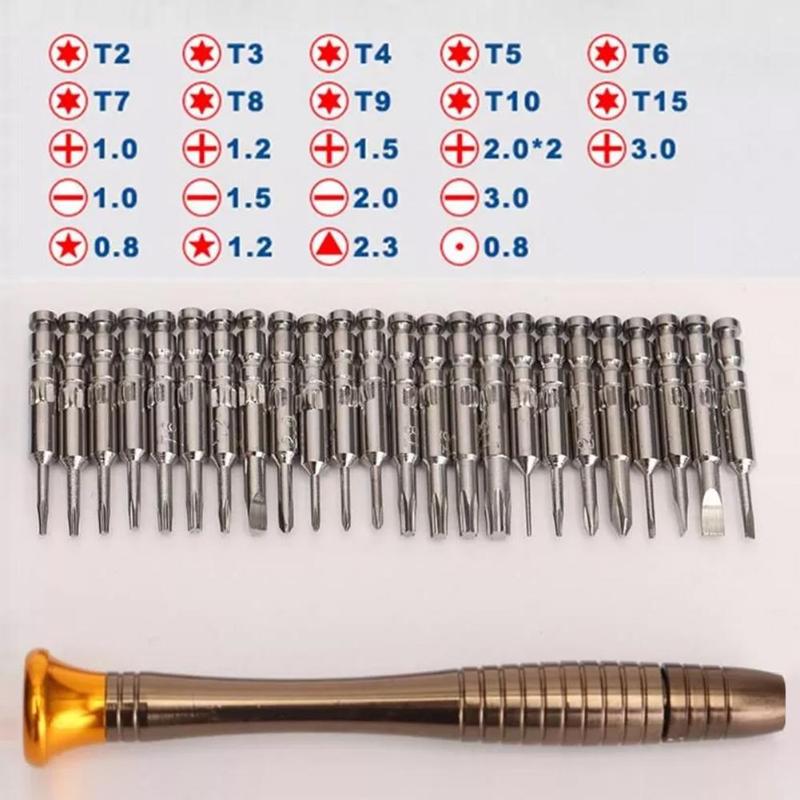33 in 1 Precision Screwdriver Bits Phone Tablet Repair Opening Tools Kit