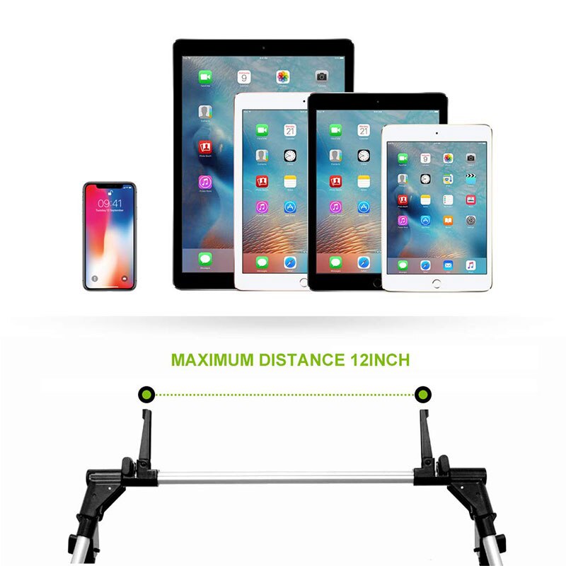 Adjustable Tablet Stand Tripod Holder For iPAD Pro 12.9 Samsung Aluminum Alloy Flexible Scalable Arm Floor Desk Ded Stand