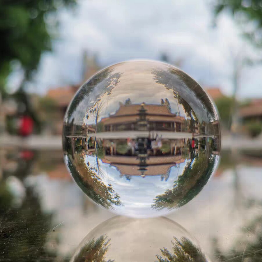 Photography Juggling Crystal Ball Feng Shui Magic Transparent Glass Ball Home Decoration K9 16MM-50MM Crystal Ball