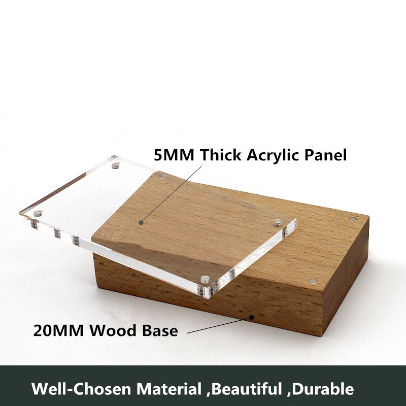 90*55mm akryl bordplater meny display stativ meny papirholder counter prisetikett display stativ