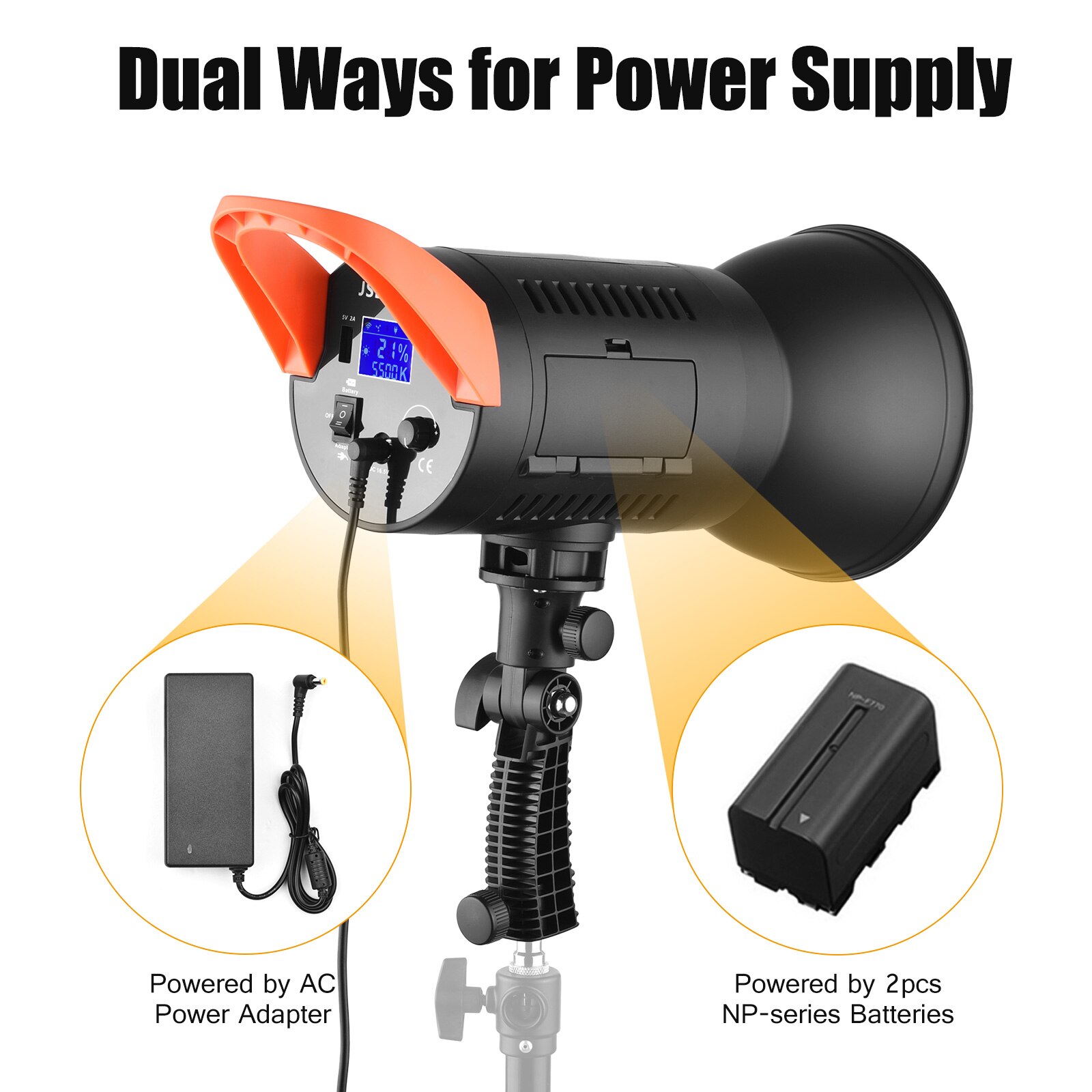 100W LED Video Licht 5600K Studio Lichter Dimmbare Bowens Berg Kontinuierliche Licht Reflektor Fernbedienung für Hochzeit Fotografie