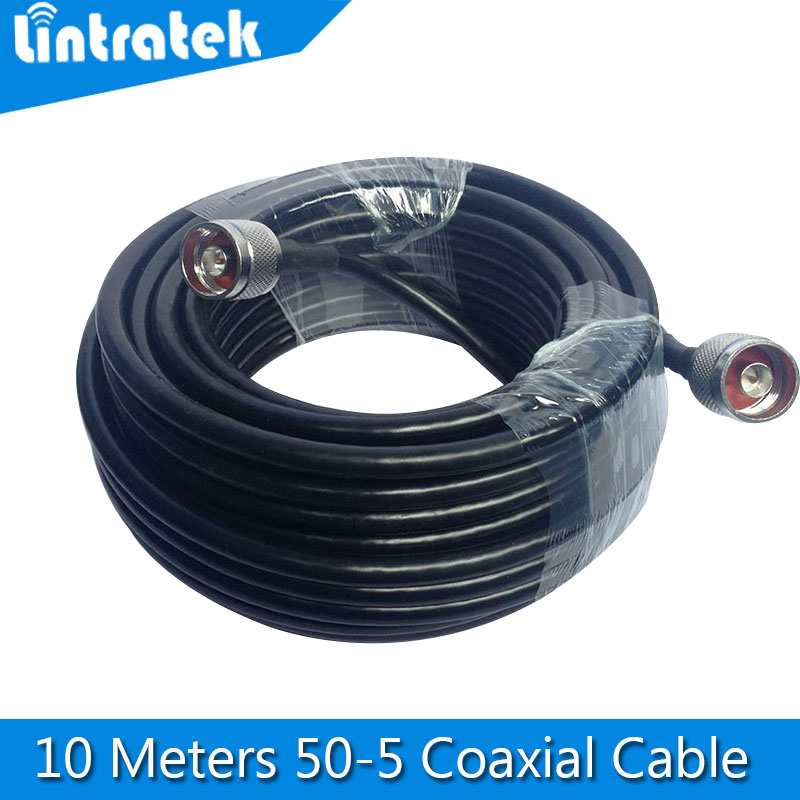 10 Meter N Maleto N Male Connector Coax Kabel Voor Aansluiten Met Mobiele Telefoon Signaal Booster Repeater Versterker