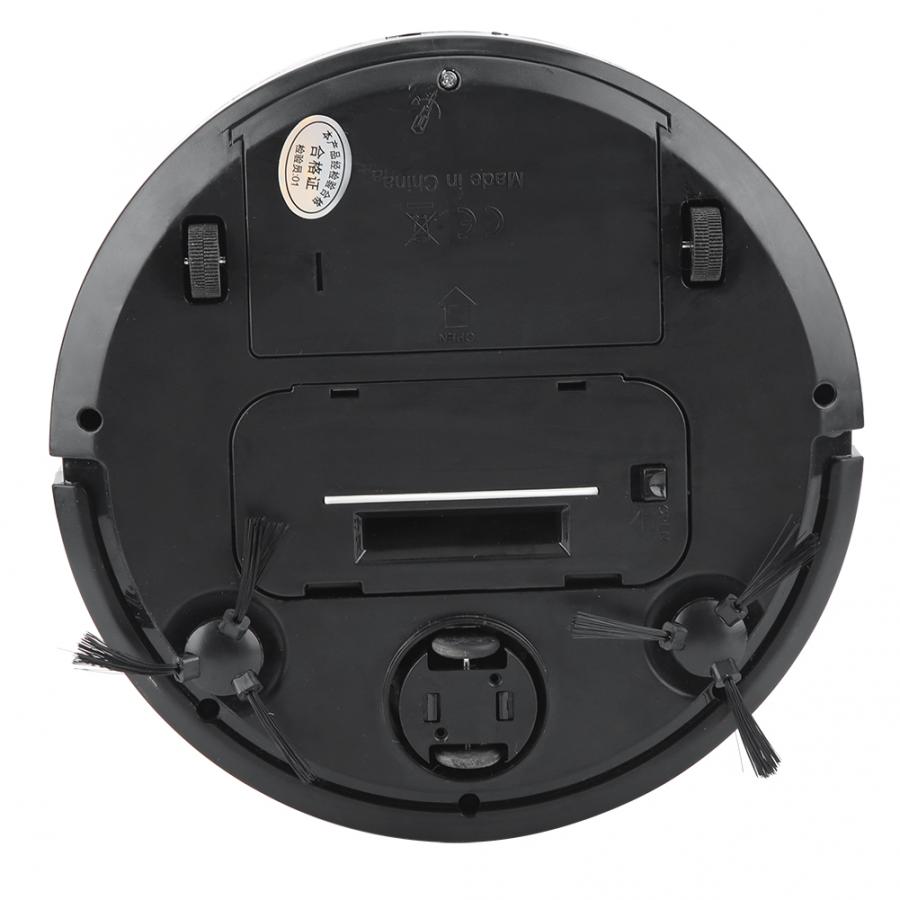 Household USB Charging Automatic Sweeping Robot Intelligent Vacuum Cleaner Black