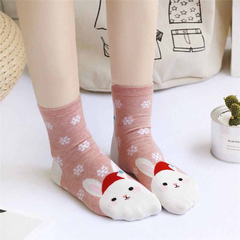 Winter Sports Socks Christmas Women Casual Socks Cute Unisex Socks Women Cotton Blended outdoor skiing #3O12: D