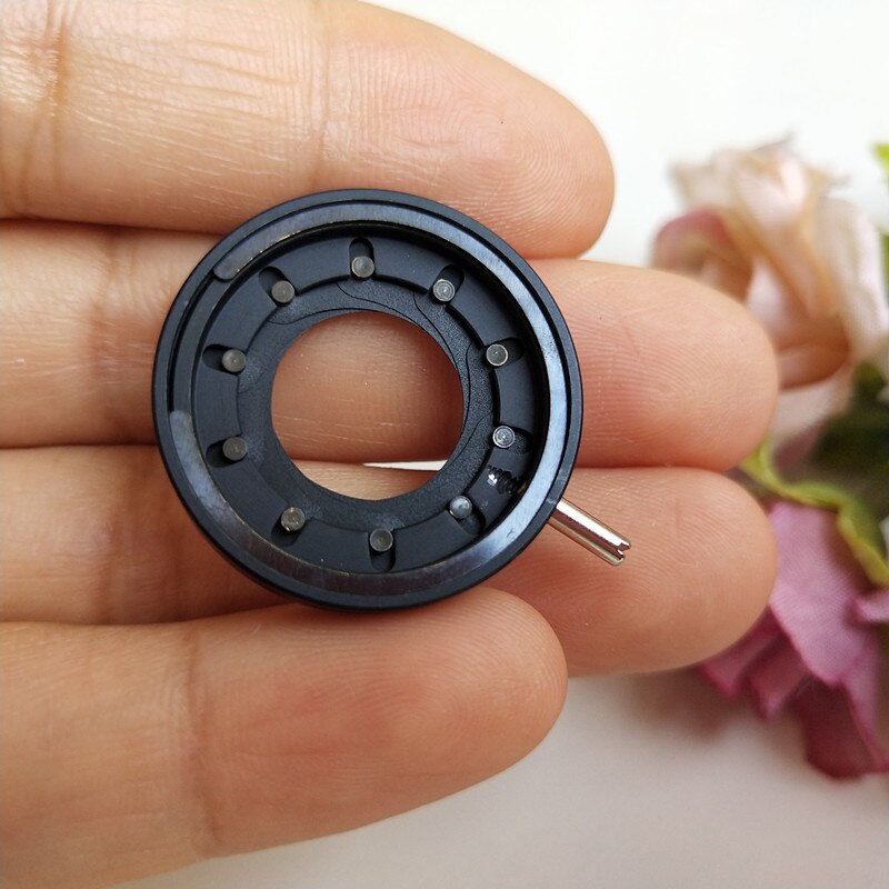 1-16mmAdjustable Amplifying Zoom Optical Iris Diaphragm Aperture Condenser for Digital Camera Microscope Adapter with 10 Blades