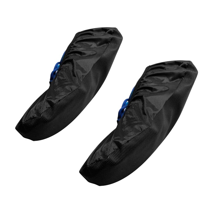 2 pares de fundas de zapatos de bolera Premium, para interior y exterior del Centro de bolos, hogar, oficina, caminar alrededor (M & L)