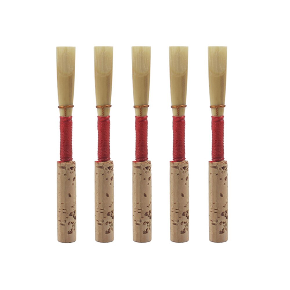 Instruments à vent moyen, 5 pièces/lot, bouche douce, Bulrush, roseaux de hautbois, pièce avec cclés