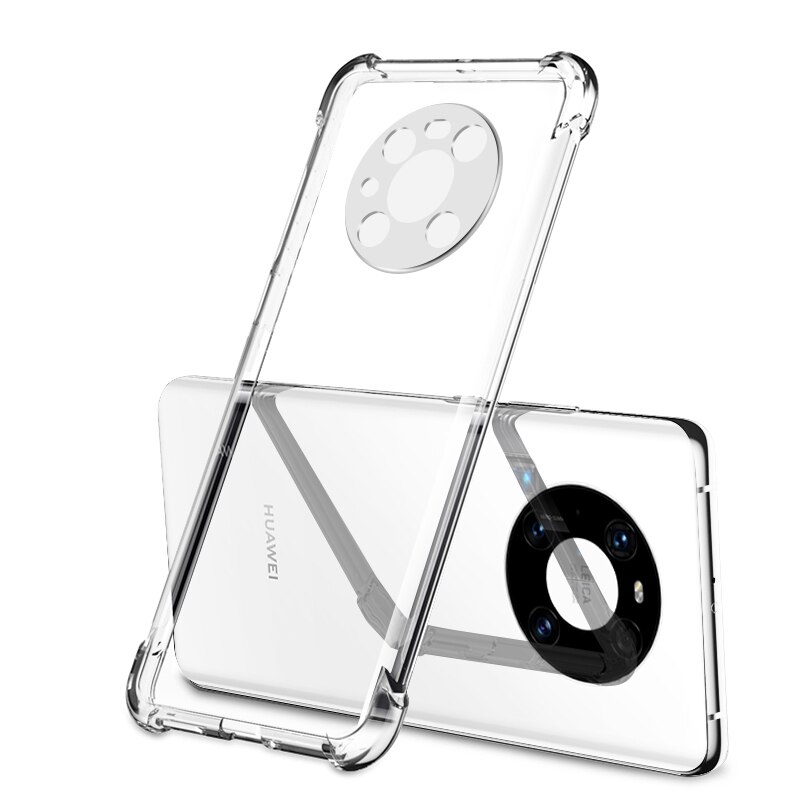 Clear Airbag Cover Case Voor Huawei Mate 40 Pro Plus Rs E Soft Phone Back Funda Cuque Mate40 40E 40Pro 40RS Porsche Bumper: Mate 40 RS Porsche