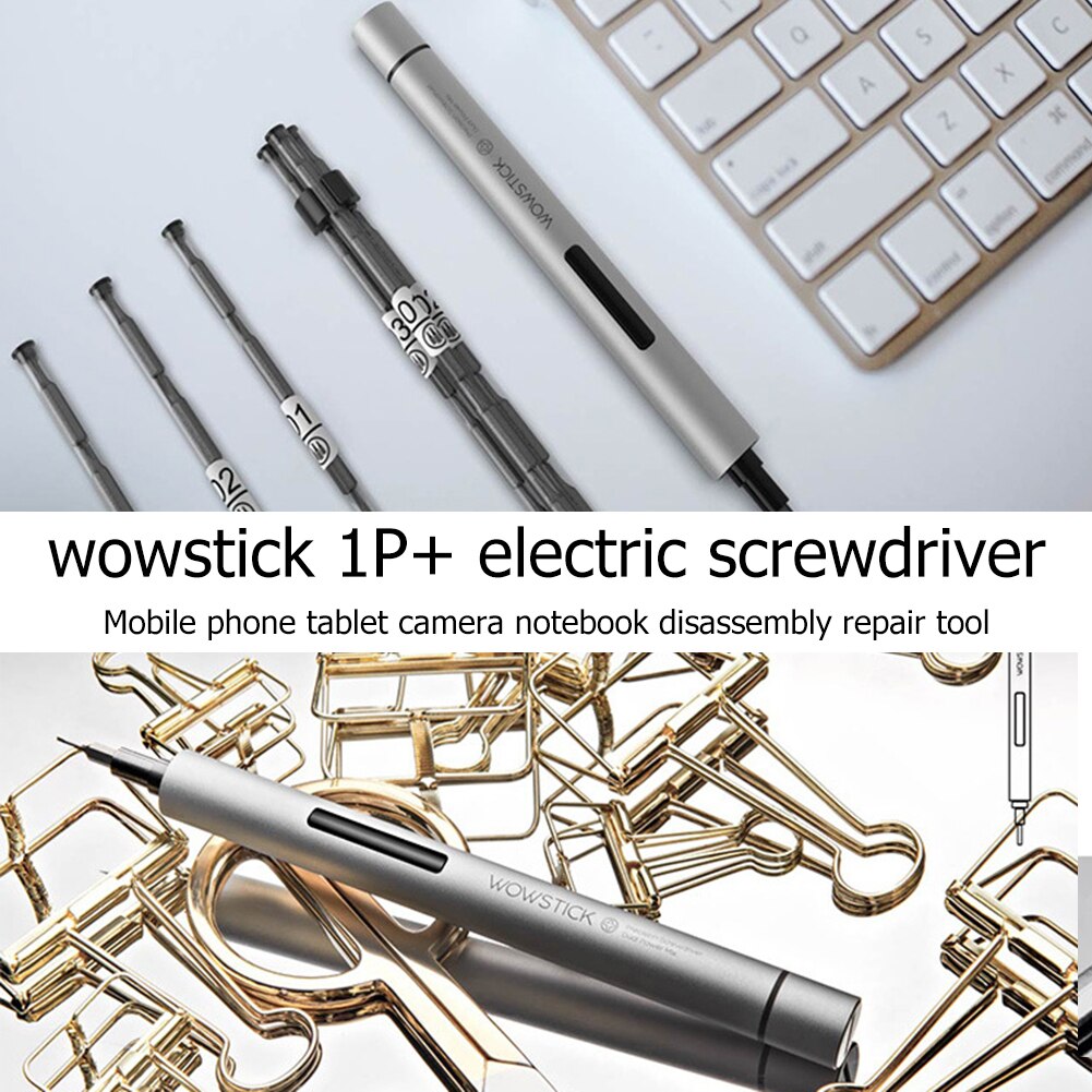 Wowstick – Kit de tournevis électrique sans fil, 1 pièce, pour réparation électronique, appareil, outils manuels, Torx hexagonal