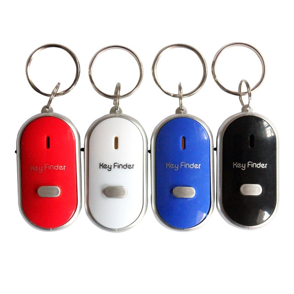 Anti-Verloren Schlüssel Finder Clever Finden Lokalisierer Keychain Pfeife Signalton Klang Kontrolle LED Taschenlampe Tragbare Auto Schlüssel Finder