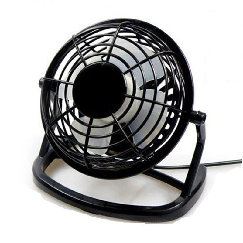 Dc 5V Usb Draagbare Kleine Bureau 4 Blades Cooler Cooling Fan Usb Mini Fans Bediening Super Mute Stille Pc laptop Notebook