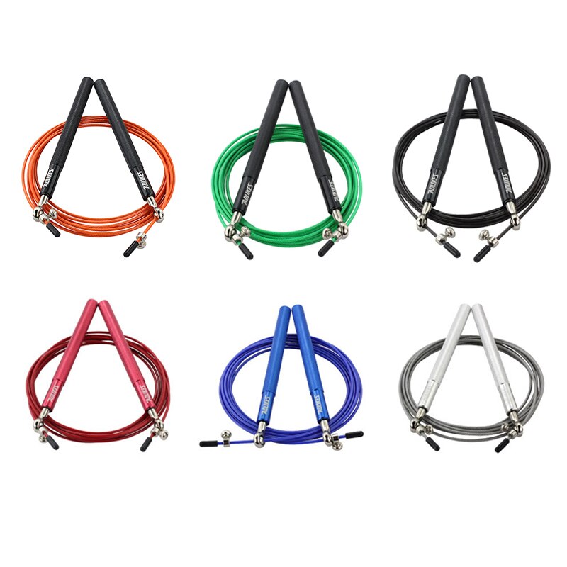 Crossfit Speed Jump Rope Skipping Rope For MMA Boxing Fitness Skip Workout Training With Carrying Bag Spare Cable
