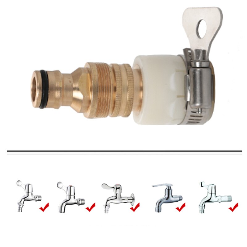 15Mm23Mm Universal Keuken Slang Adapter Messing K... Grandado