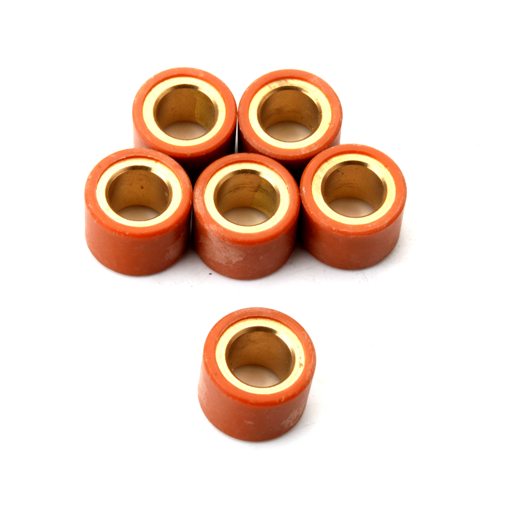 Rodillo variador para Keeway Outlook Logik, 7g, 11g, 12g, 13g, 16g, 20x15mm, 125cc, 150cc, 4 tiempos, 6 unidades: Marfíl
