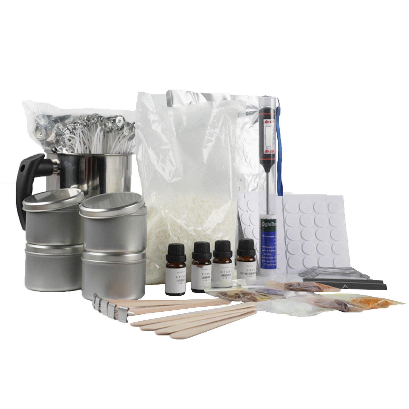 Kaars Maken Kit Diy Kaarsen Craft Tool Set Met Kaars Maken Gieten Pot Wieken Wax Kit Diy Kaarsen Maken Levert