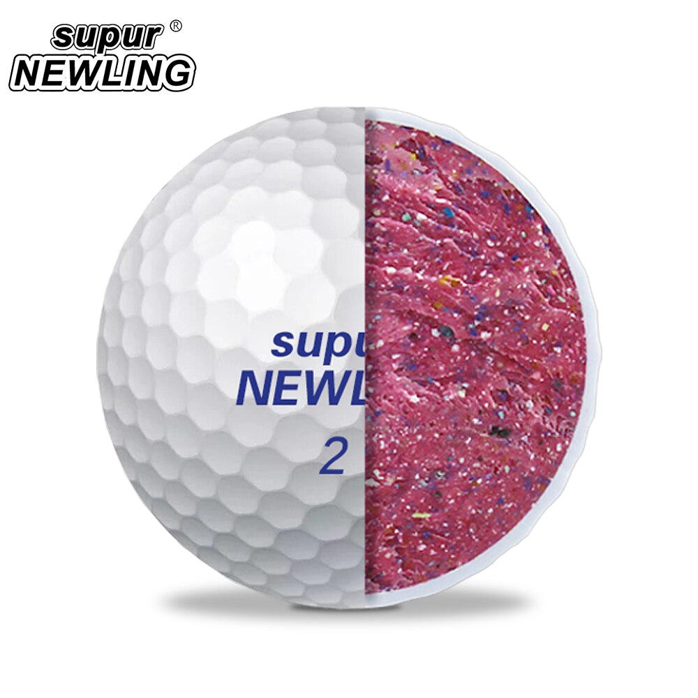 10 stücke Golf Bälle 2-Stück Golf Ball Super Lange Abstand supur NEWLING Weiß PT Längere abstand