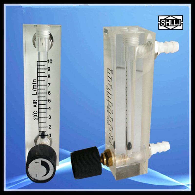 Luft oxygen gas flow meter sensor flowmeter caudalimetro counter indicator  o2 oxigen gas meter flow device switch lzq -6 1-10l/ min