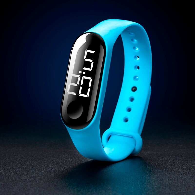 Horloges Led Elektronische Sport Lichtgevende Sensor Horloges Mode Mannen En Vrouwen Eenvoudige Waterdichte Horloges Alarm Outdoor: L