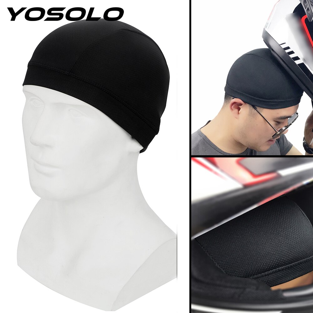 Yosolo Racing Cap Onder Helm M/L Size Motorhelm Innerlijke Cap Quick Dry Ademende Hoed
