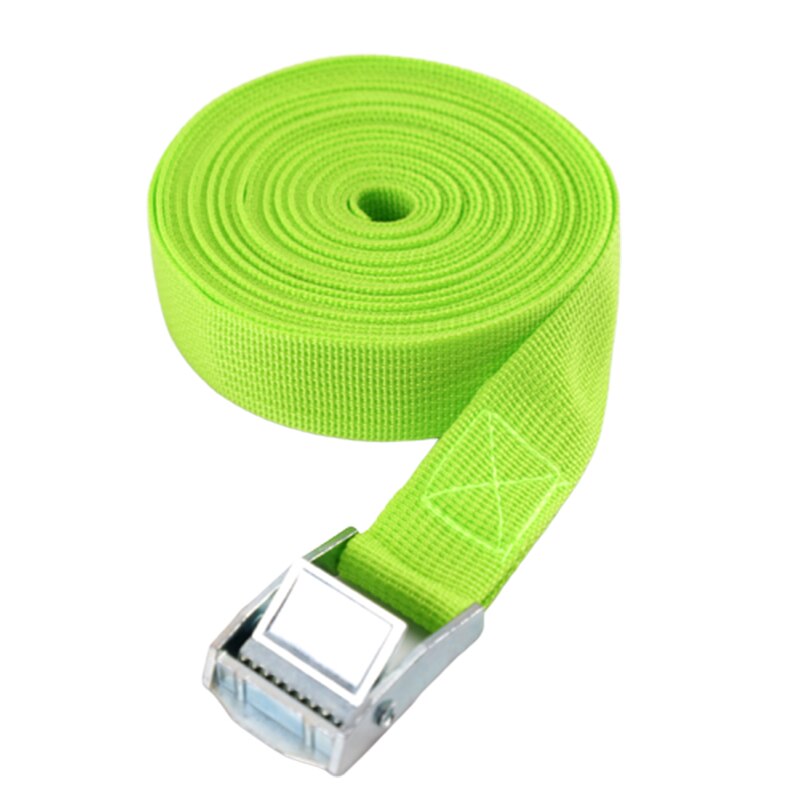 Corde de Tension de voiture de 2M, sangle fixe de cargaison, support de toit, sangles d'arrimage, ceinture d'attache à cliquet avec boucle, ceinture de rangement à cliquet: I