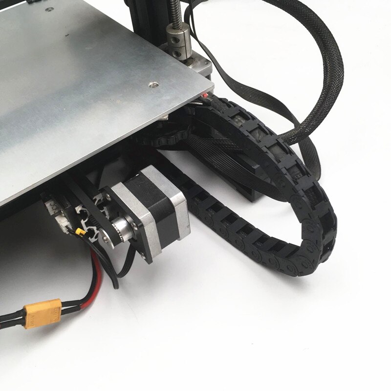 1set Creality Ender-3/3S pro Y axis cable drag chain and aluminum Strain relief ender 3 cable chain
