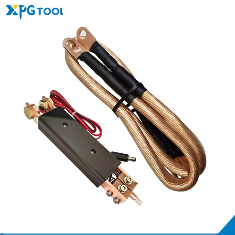 DC plug Spot welding machine handheld automatic trigger spot welding pen 25/35 square copper nose cable / quick plug cable weld