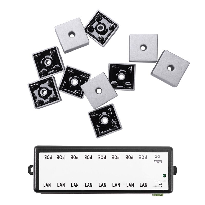 10 Pcs 50A 1000V Metal Case Single Fasen Diode Brug Gelijkrichter KBPC5010 Met 8 Poorten Poe Injector Poe Splitter