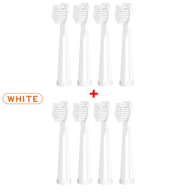 Electric Toothbrush head for 0601020 Soft hair brush head Detachable Replacement tooth brush head: 8pcs white