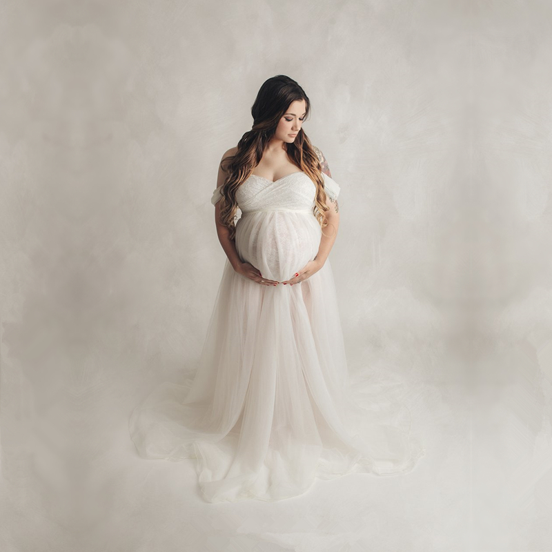 Moderskap fotografering rekvisita bodysuits och tyll kjol uppsättningar moderskap fotografering outfit tutu kjol jumpsuits uppsättningar för fotografi