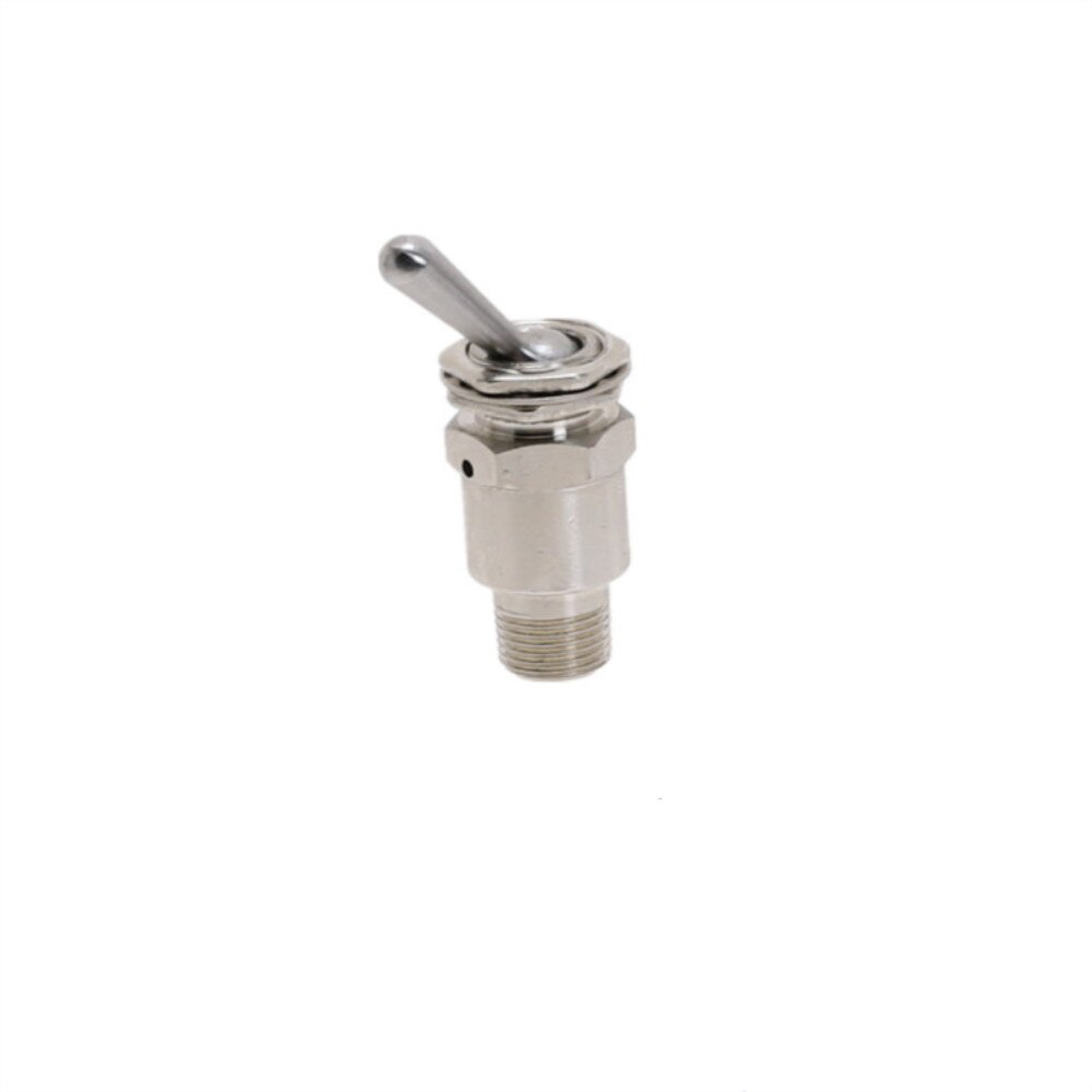 Air Pneumatic Mechanical Valve TAC-3V Exhaust Valve 2 Position 2 Way ON/OFF M5 Thread Toggles Switch Valves with Fiitting