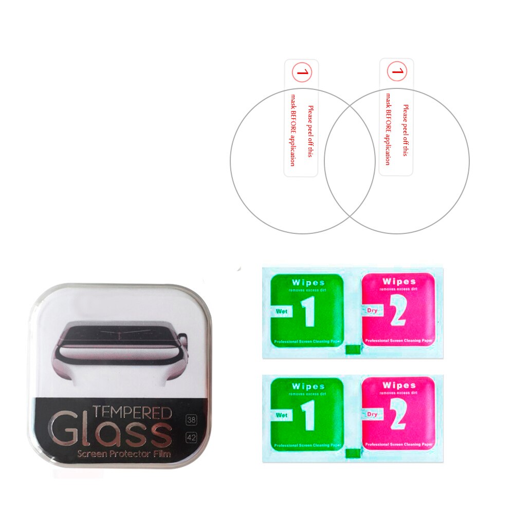 2Pcs 9H Anti-Kras Glas Voor Huami Amazfit Neo Smart Horloge Screen Protector Film Voor Amazfit Neo 2.5D Hd Helder Gehard Glas