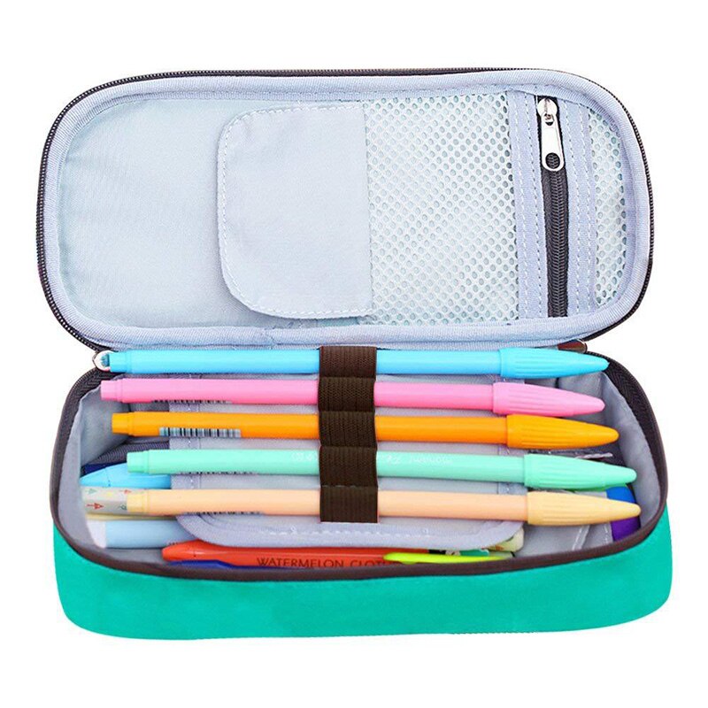 Kawaii Grote Capaciteit Multifunctionele School Etui & Zakken Canvas Pen Gordijn Doos Voor Jongen Meisje Kinderen Briefpapier Leveringen