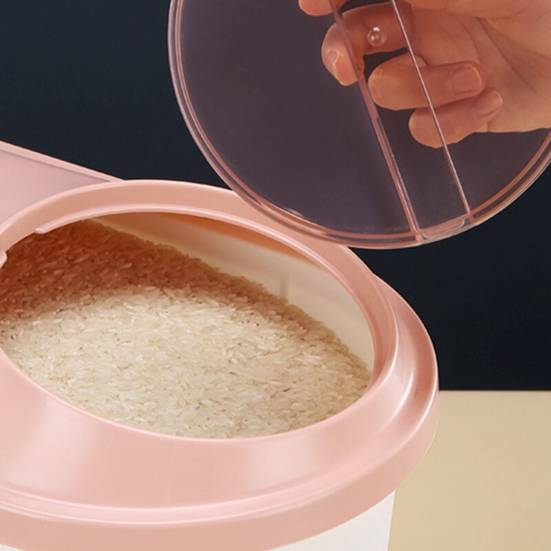 Corn Bin with Insect Proof and Moisture Proof Cover Household Sealed Flour Food Storage Tank