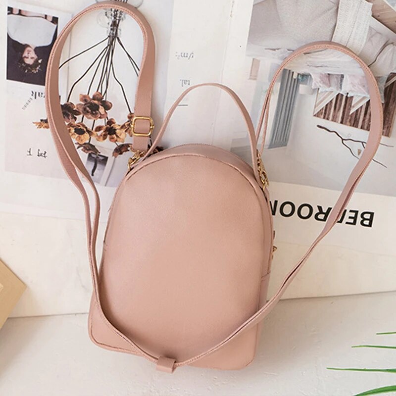 Rilibegan Damesmode Rugzak Ins Stijl Vrouwelijke Handtas Vrije tijd Mini Mode Dames Rugzakken Telefoon Packs MIni Rugzak