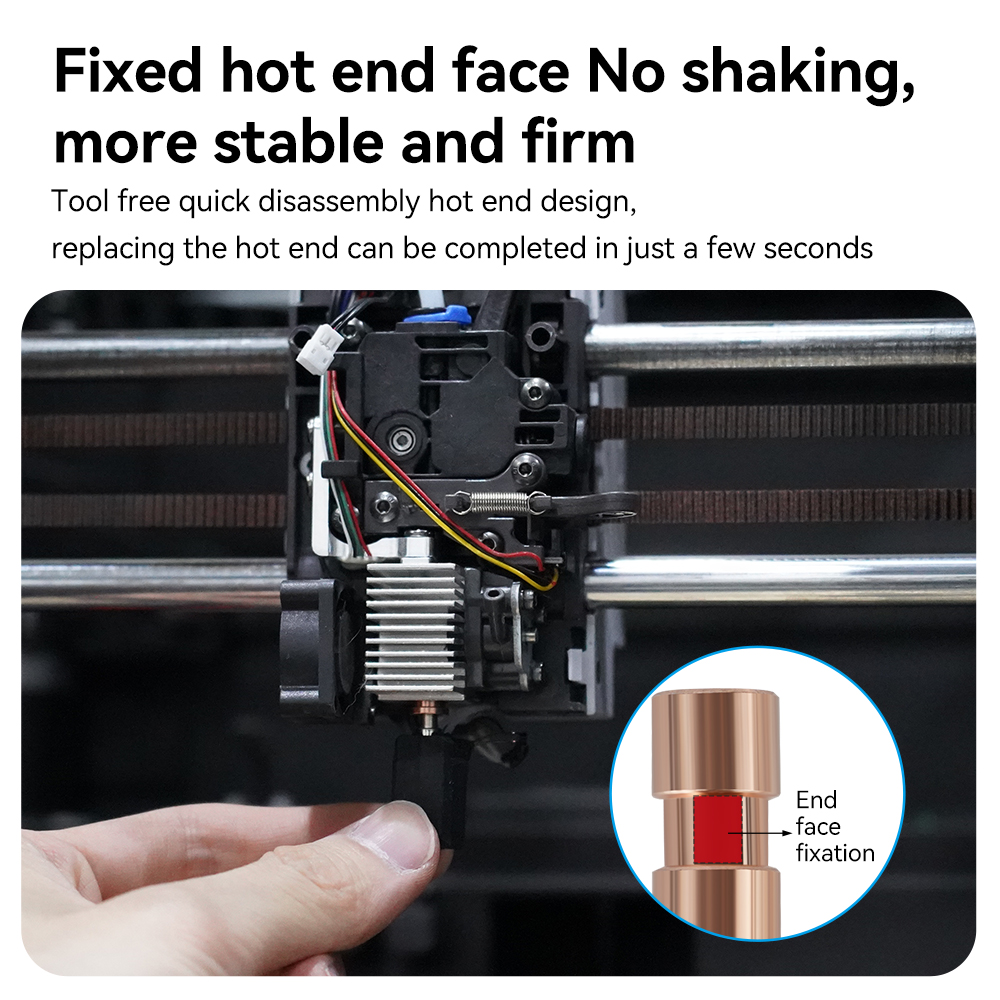 per Anycubic Kobra S1 Hotend ceramica Nuovo aggiornamento Hotend per Kobra S1 Combo testa S1C Stampante 3d 24V 48W 200K Riscaldamento rapido 300 ℃