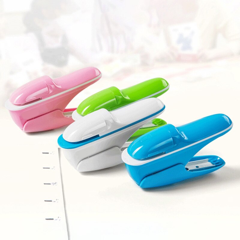 No Nails Stapling Machine Mini Cute Book Stapler No Staples Required Stapleless Stapler Paper Stapling Stapler Without Staple Wh