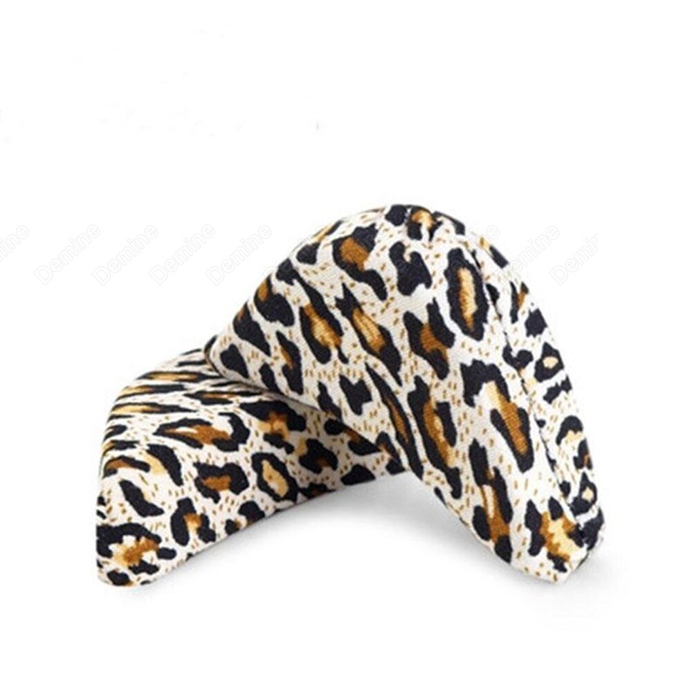 Sponge Forefoot Inserts Pads for Women High Heel Shoes Toe Plug Anti-Slip Shoe Filler Pad Foot Pain Relief Care Cushion Insoles: Leopard