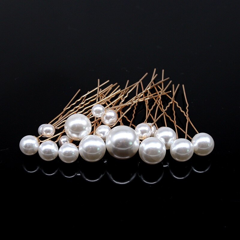 Épingle à cheveux en perles rouges pour mariée, accessoires pour cheveux, style vintage, style européen et américain, pour coiffures croisées