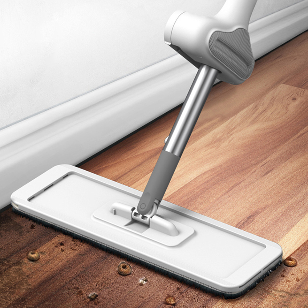 Handsfree Flatbed Mop Huishoudelijke Luie Vloer Mop Tool Grote Reiniging Vloer Mop Waterabsorberende Mop Droog En Nat Dual-Purpose