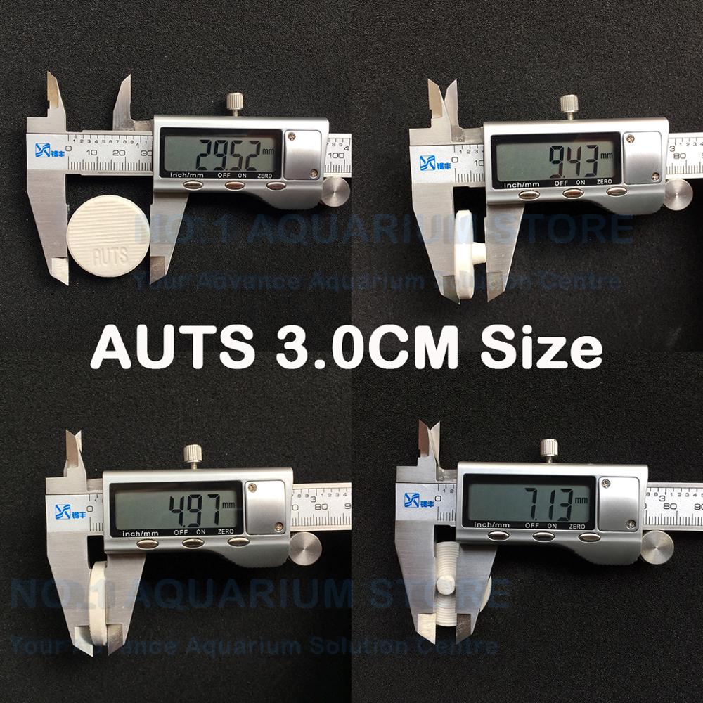 10 stk/parti atus keramiske nano-teknologi bio-plug frag stik til dine koraludbredelsesbehov: Atus 3.0cm coralfrag