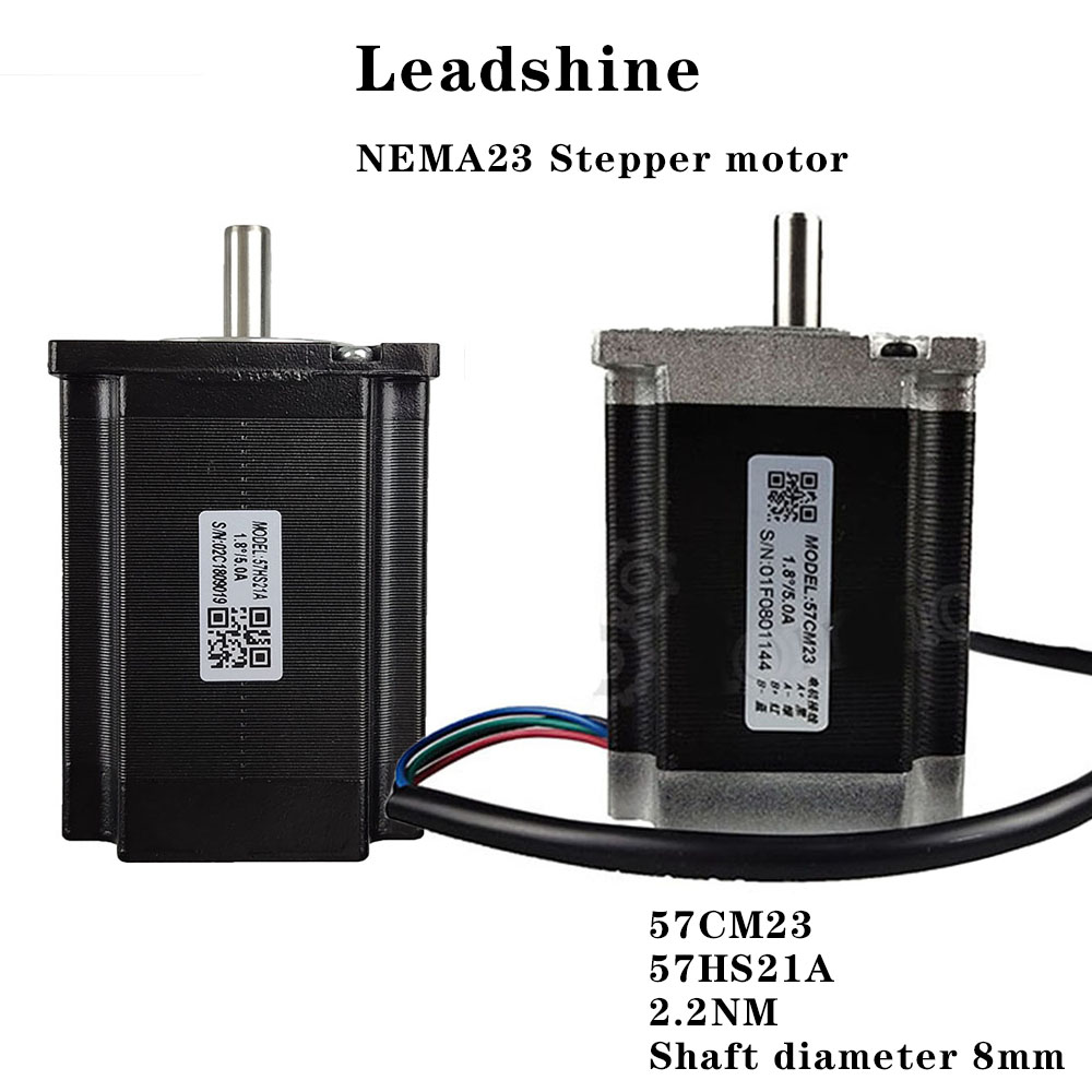 Nema23 Leadshine stepper motor 57CM23/57HS21A 2 phase 2.2 5A stepper motor for 3D printer CNC engraving and milling machine