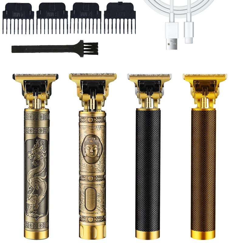 2022 hårtrimmer buddha shaver usb genopladelig hårbarberklipper ledningsfri skæremaskine barbering trådløs elektrisk barbermaskine mænd