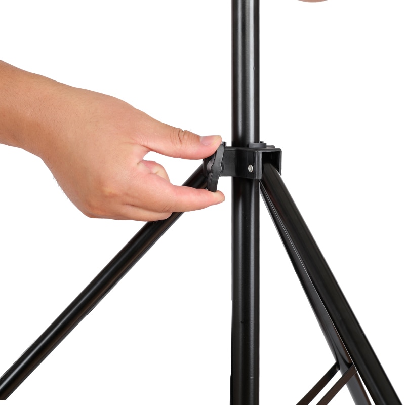 Background T-shaped Stand Tripod 2X2M Backdrop Photography Adjustable Support System Photo Studio for Non-Woven Muslin Backdrops