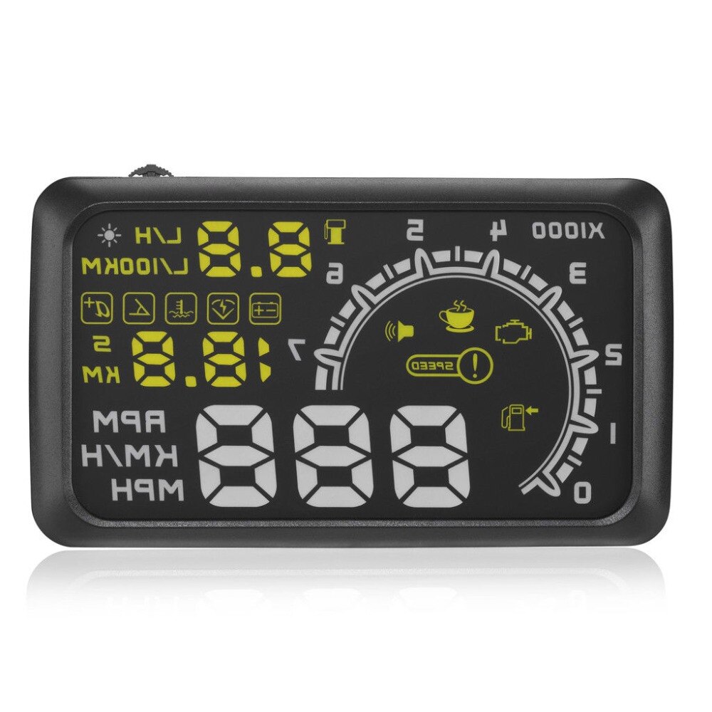 Universal HUD Head Up Display OBD2 5.5 inch Auto HUD Display HUD A8 OOBD 2 Digital Speedometer Windshield
