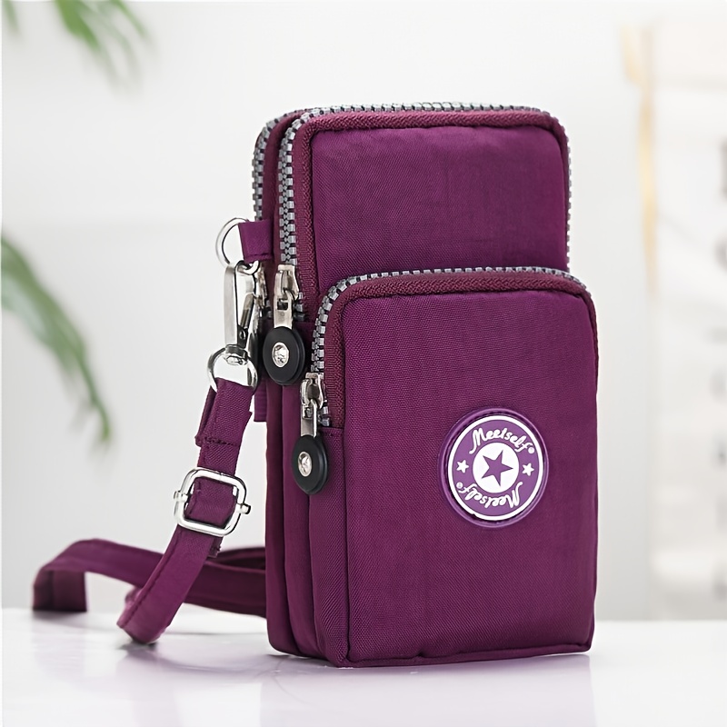 Crossbody Verticale Mobiele Telefoon Tas Vrouwen Hangende Arm Ouderen Mobiele Telefoon Tas Nek Doek Tas Draagbaar voor Wandelen Kleine Tas