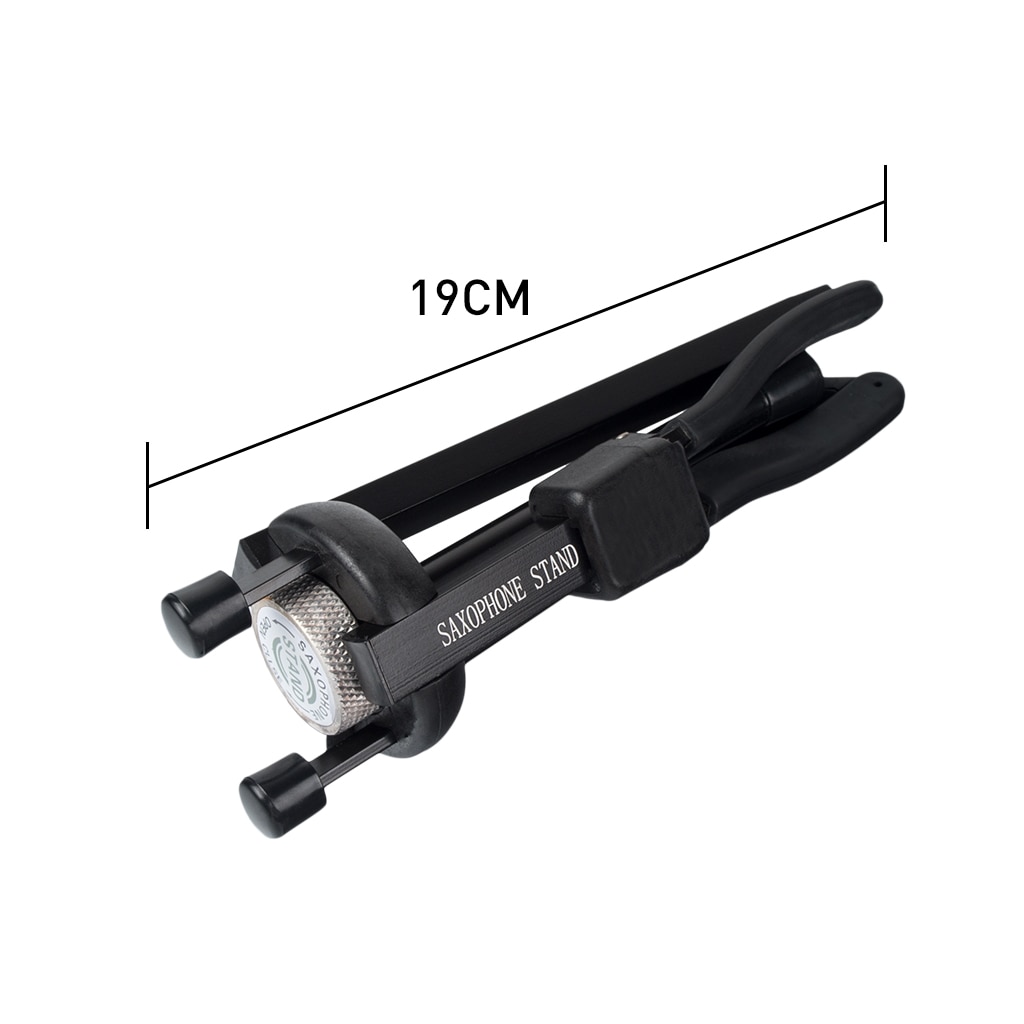Naomi Portable Folding Soprano Saxophone Bracket Tripod Standing Metal Leg Detachable Saxophone Foldable