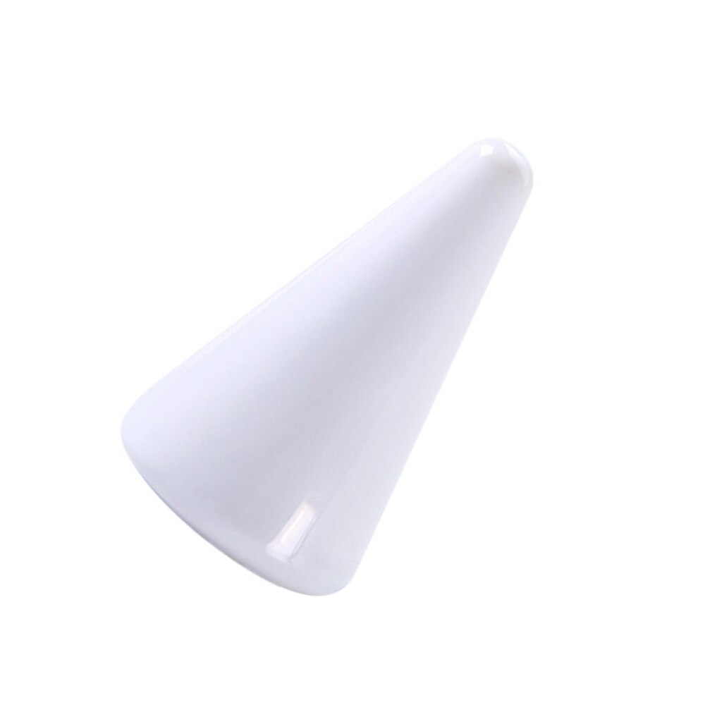 2Pcs White Ceramic Finger Ring Racks Cone Shaped Ring Storage Shelves Ring Jewelry Organizer Holder
