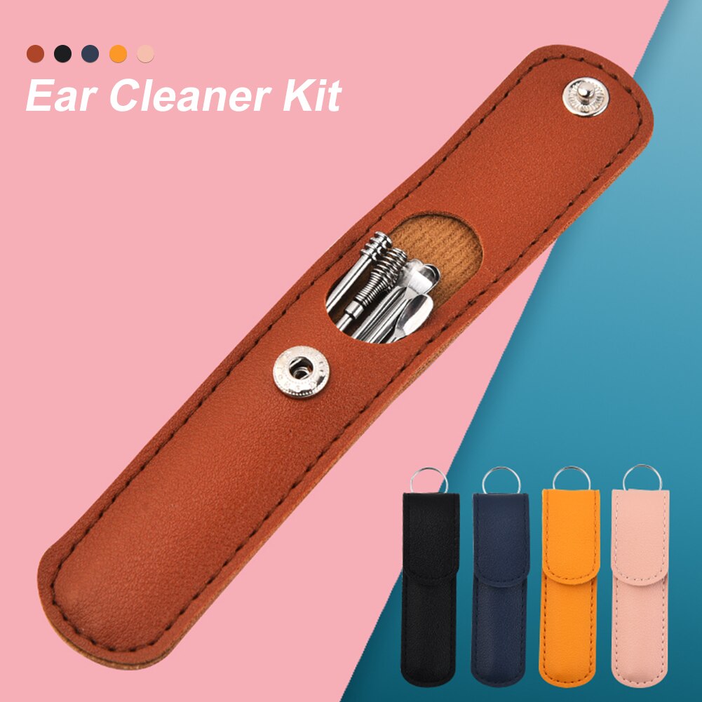 6 Stks/set Oor Pick Schoner Oor Schoner Lepel Care Ear Clean Tool Wax Removal Tool Earpick Sticks Oor Pick Schoonmaken