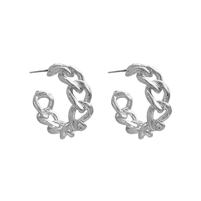 Minimalist Large Circle Geometric Round Big Hoop Earrings For Women Girl Wedding Party Jewelry: e102yin