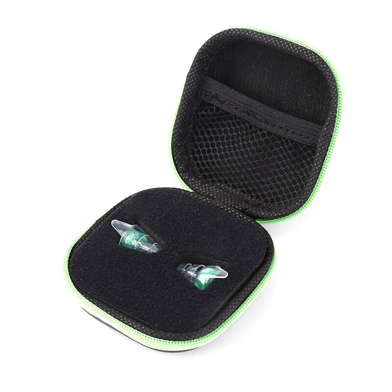Tapones para los oídos reutilizables DJ, barra para dormir, con cancelación de ruido, de silicona suave, con paquete de tapones para los oídos: Cyan